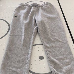 Lacoste Kids Sport Fleece Jogger, Grey, Size 12, Like New!